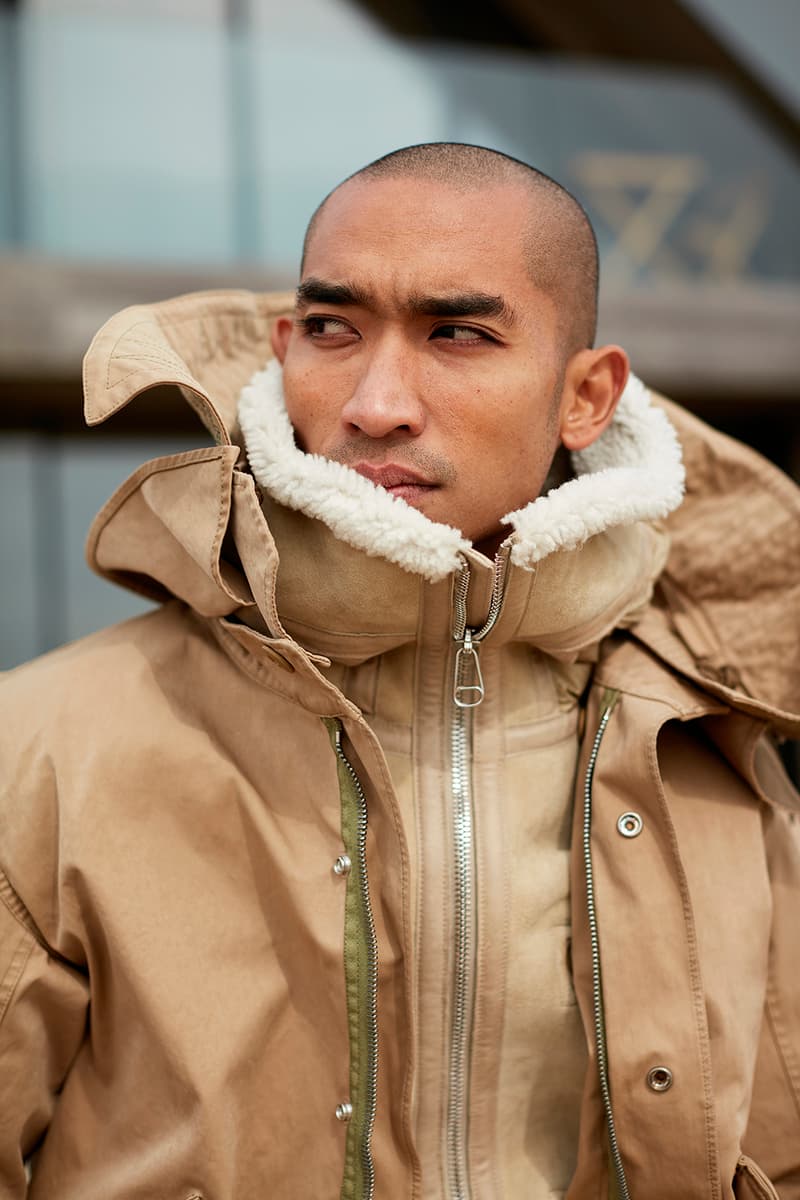 Ten C Fall/Winter 2018 Collection Outerwear Liner Jacket Sherpa Lining