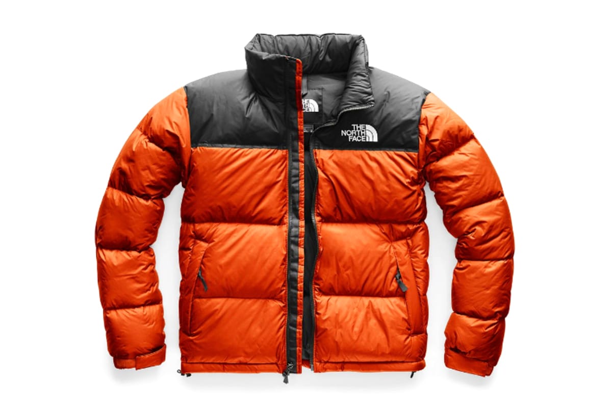 north face orange jacket