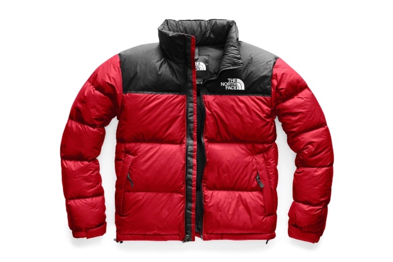 The North Face Nuptse Jackets blue black red yellow orange grey gold release info