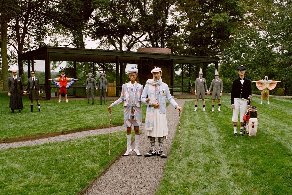 thom browne fall winter 2018 fw18 golf capsule collection tennis series