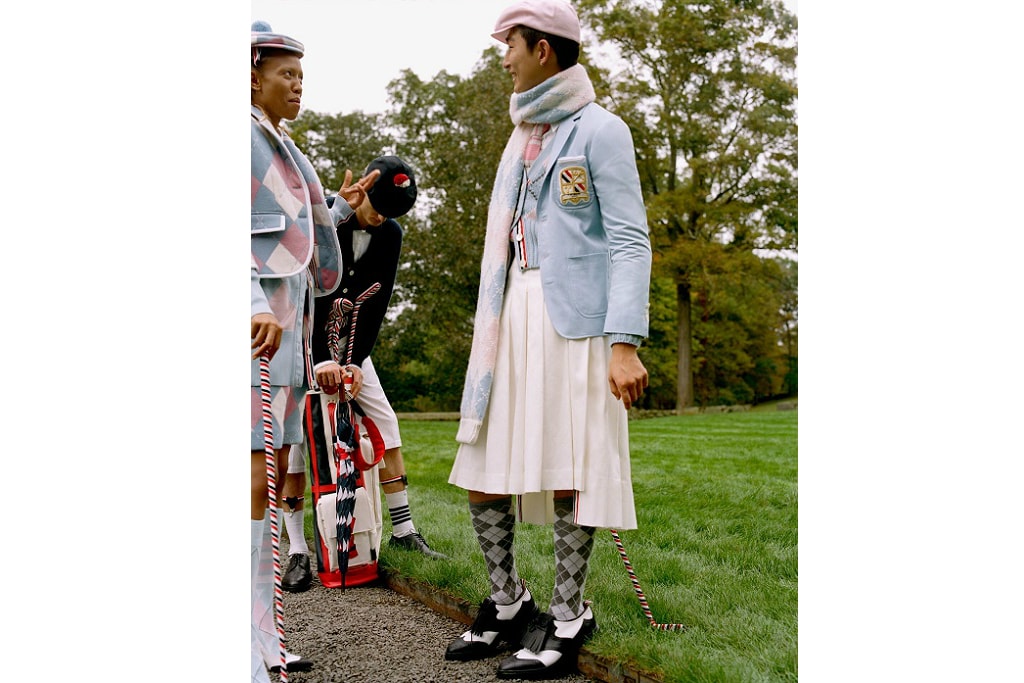 thom browne fall winter 2018 fw18 golf capsule collection tennis series