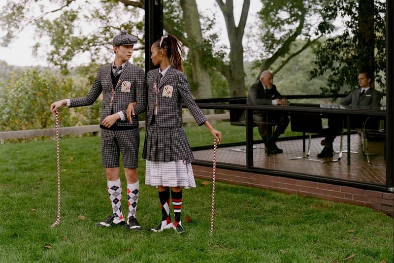 thom browne fall winter 2018 fw18 golf capsule collection tennis series