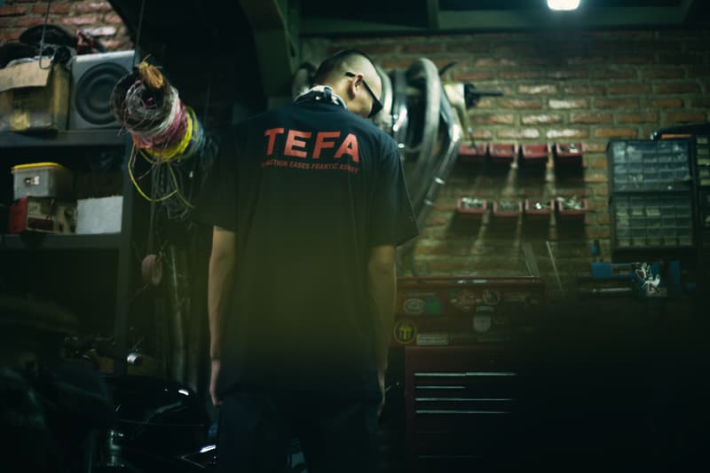 thrive motorcycle elhaus capsule collection collaboration apparel clothing jackets shirts fashion style jakarta indonesia