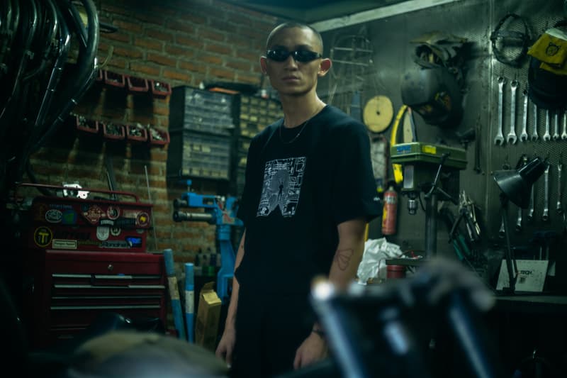 thrive motorcycle elhaus capsule collection collaboration apparel clothing jackets shirts fashion style jakarta indonesia