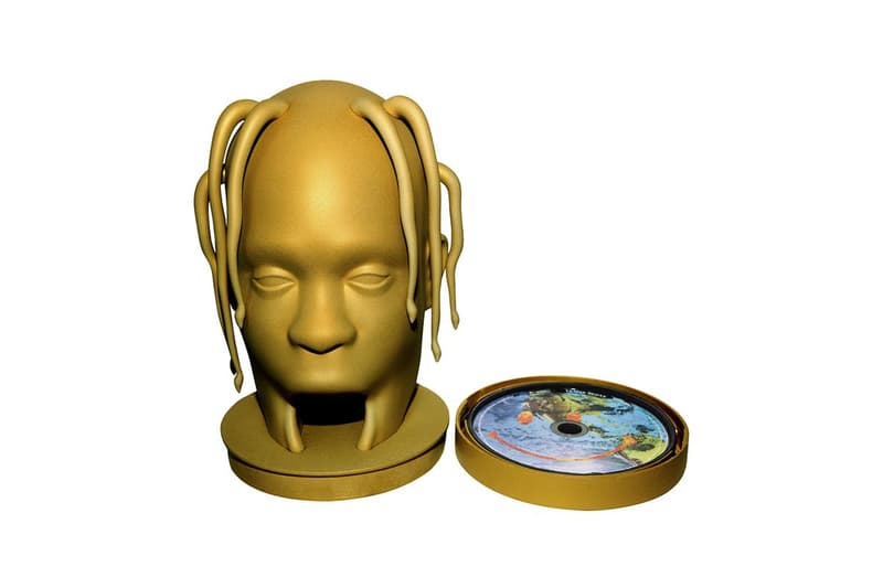 Travis Scott Deluxe Astroworld Album Mask Release Merch Gold Face