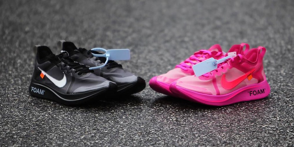 Off-White™ x Nike Zoom Fly SP Closer Look | Hypebeast