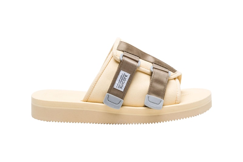tyler the creator golf wang Suicoke kaw cab slide slip on sandal design collaboration footwear yellow beige october 25 27 2018 launch release date dover street market exclusive shoe