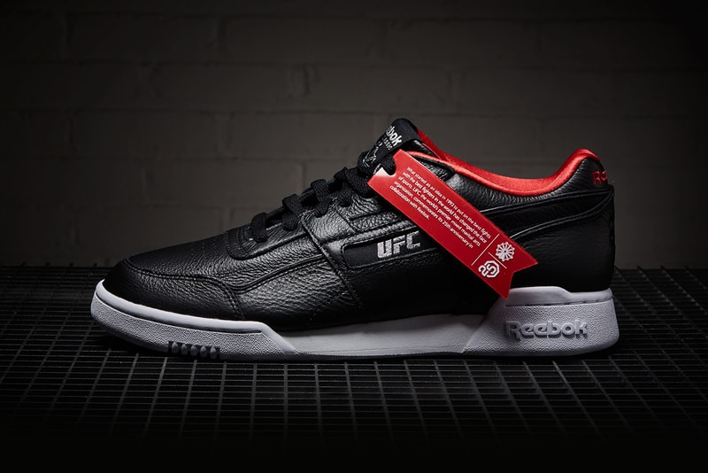 UFC x Reebok Workout Plus Release Date sneaker 25 anniversary colorway black price info buy online 