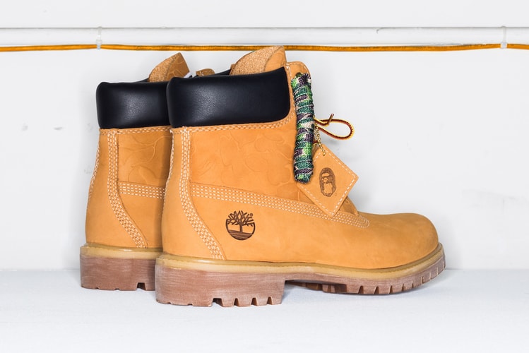 UNDEFEATED x BAPE x Timberland's Boot Collab Gets Official Imagery