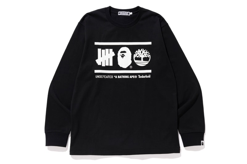 UNDEFEATED BAPE Timberland's Collection fall winter 2018 a bathing ape