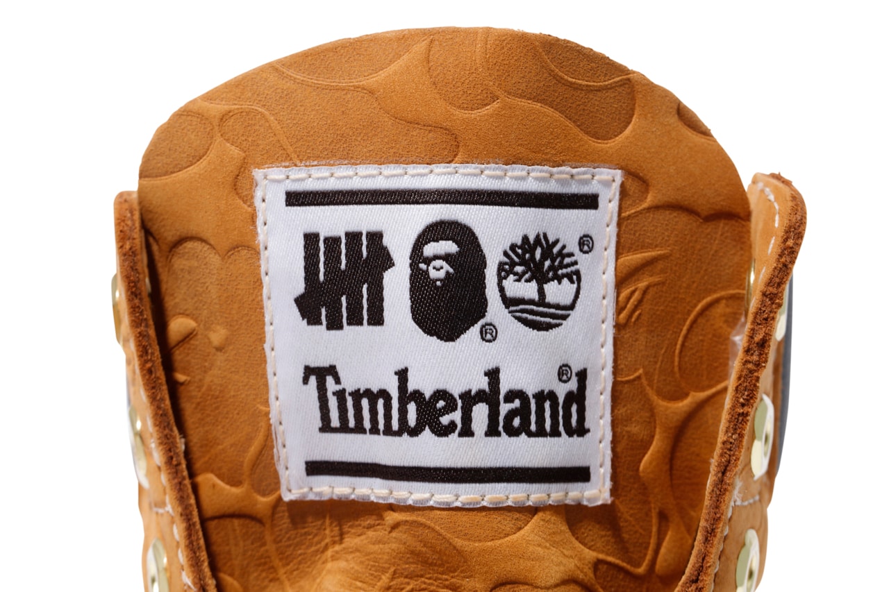 UNDEFEATED BAPE Timberland's Collection fall winter 2018 a bathing ape
