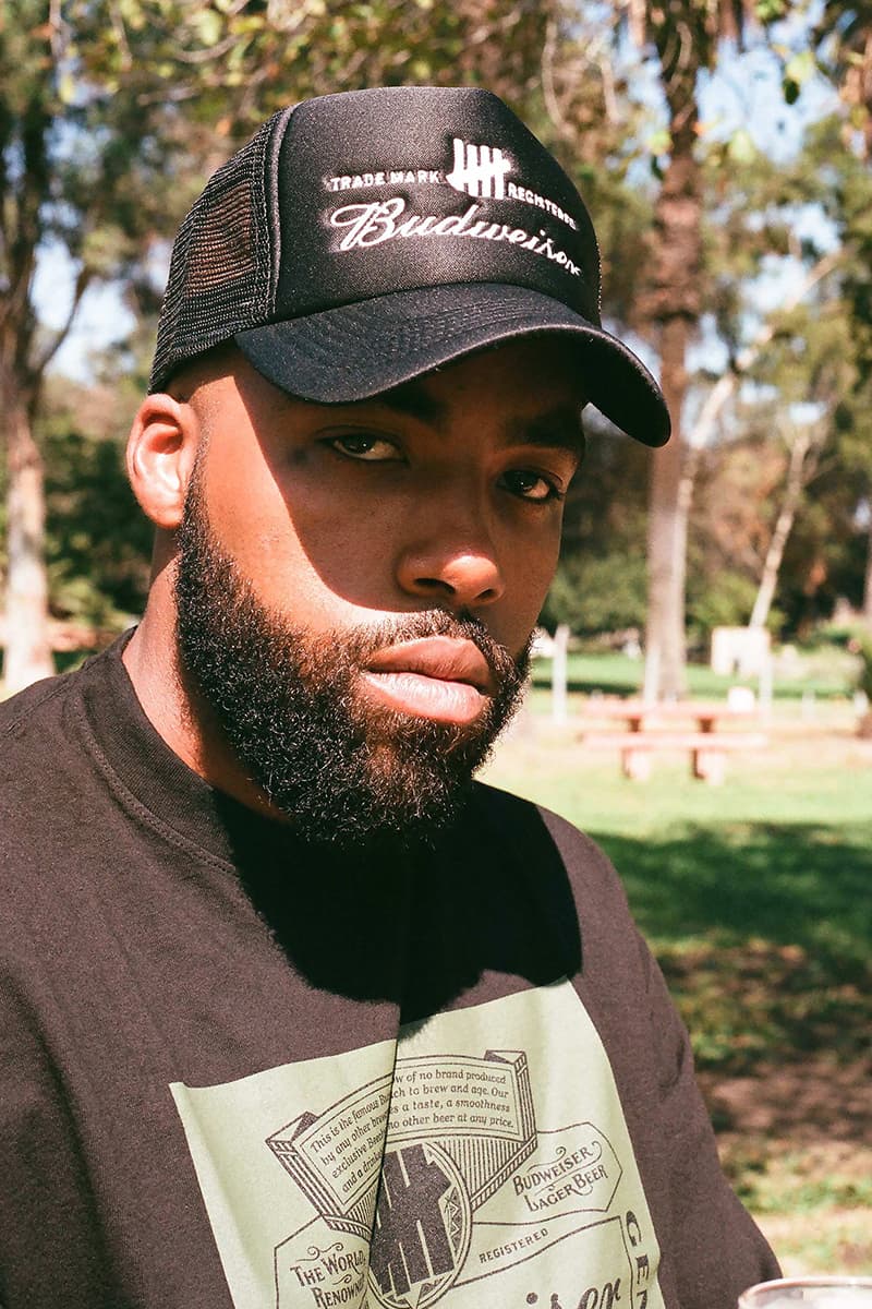 UNDEFEATED Budweiser shanghai Apparel Collaboration cans caps t-shirts hoodies crewnecks merch