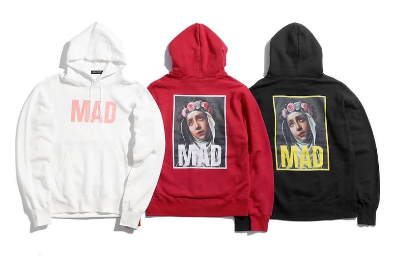 UNDERCOVER MADSTORE Laforet Harajuku Capsule 40 anniversary drop release print hoodie tee shirt coaches jacket exclusive tokyo japan october 27 2018