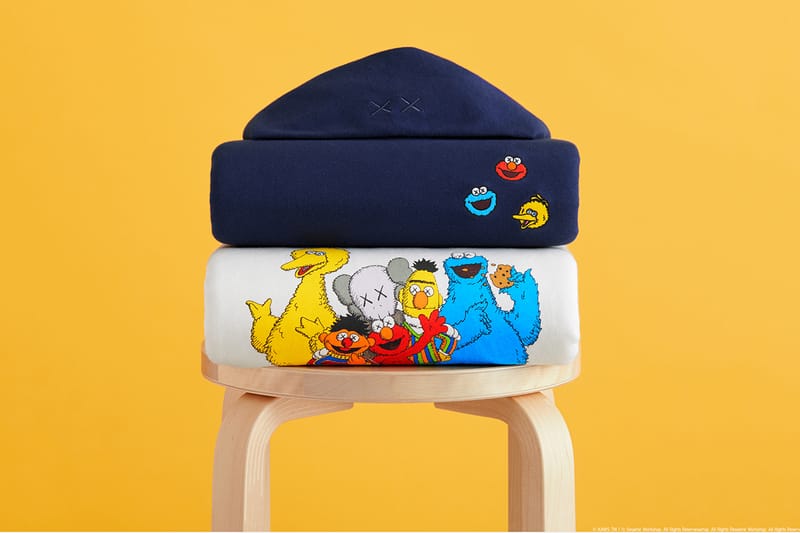 kaws hoodie sesame street