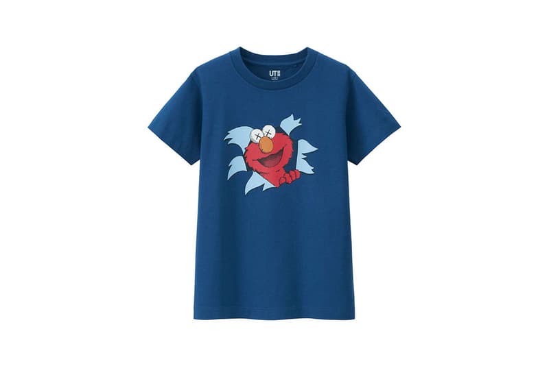 KAWS Uniqlo UT Sesame Street plushies toy t-shirt hoodie sweatshirt box graphics bert ernie companion big bird