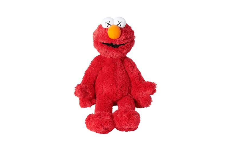 KAWS Uniqlo UT Sesame Street plushies toy t-shirt hoodie sweatshirt box graphics bert ernie companion big bird
