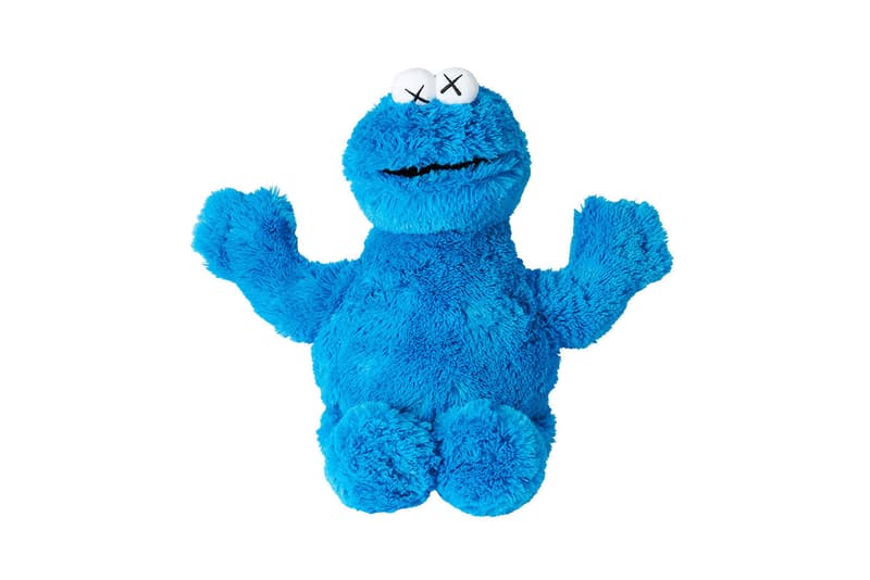 KAWS Uniqlo UT Sesame Street plushies toy t-shirt hoodie sweatshirt box graphics bert ernie companion big bird