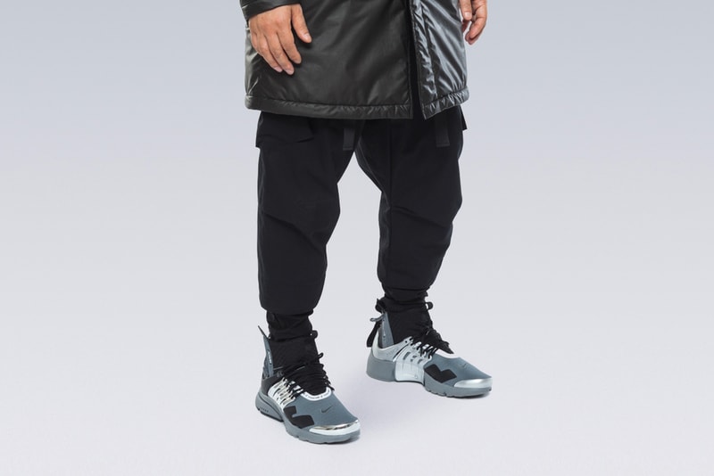 Unreleased ACRONYM Nike Air Presto Mid Colorway Errolson Hugh Friends and Family Black Chrome Silver