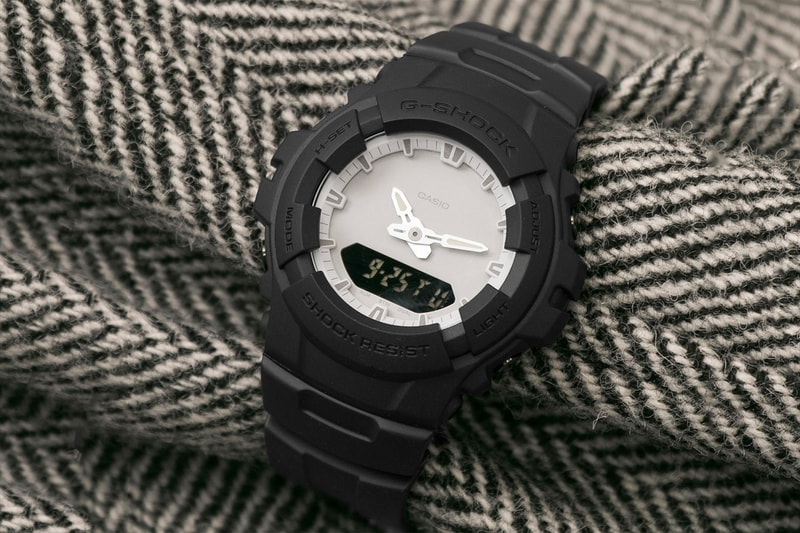 URBAN RESEARCH x Casio G-SHOCK G-100 Watch release date price black white 2018 collaboration price purchase buy online