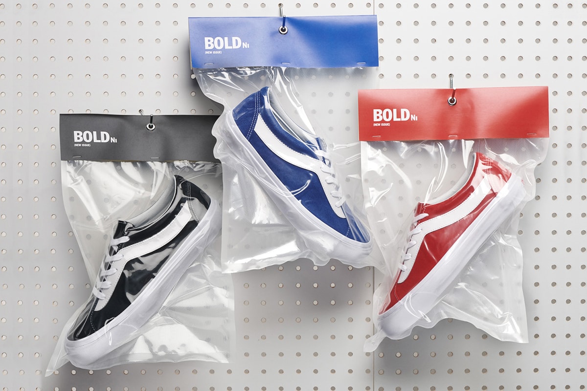 Vans Bold Ni Release Blue Red Black White sneaker footwear release info date Reintroduction