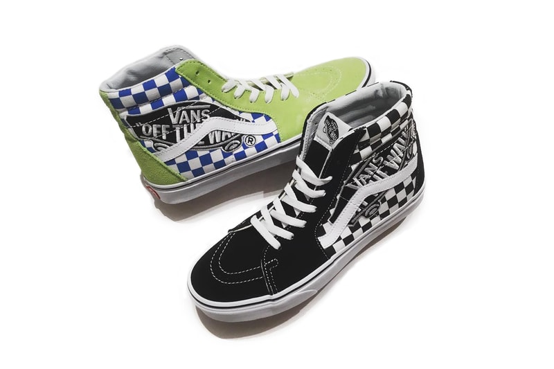 vans sk8 hi authentic off the wall otw repeat big oversized patch yellow blue black white red colorways drop release info buy billys ent japan