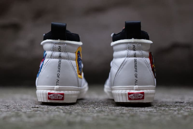 Vans Nasa Space Voyager Capsule Full Look Old Skool SK8-Hi True White Firecracker orange Black info Release Date
