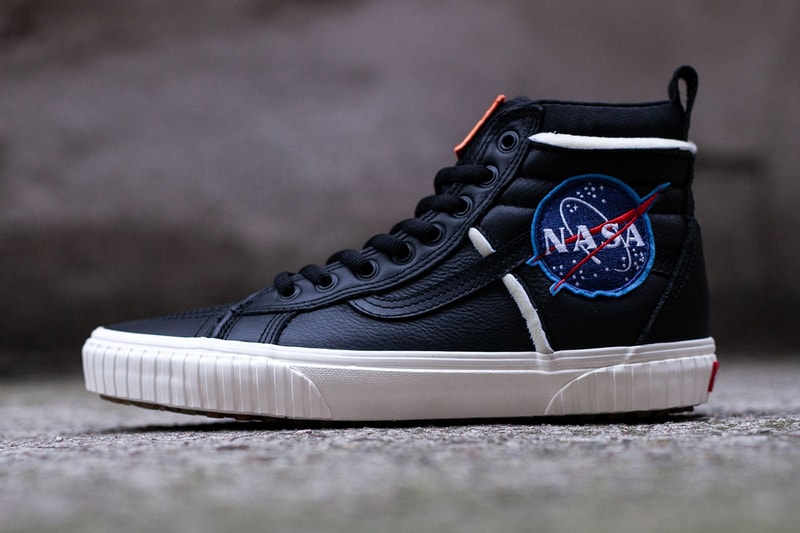 Vans Nasa Space Voyager Capsule Full Look Old Skool SK8-Hi True White Firecracker orange Black info Release Date