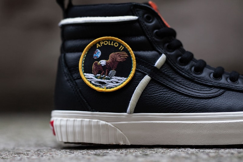 Vans Nasa Space Voyager Capsule Full Look Old Skool SK8-Hi True White Firecracker orange Black info Release Date