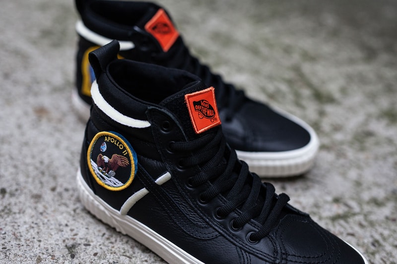 Vans Nasa Space Voyager Capsule Full Look Old Skool SK8-Hi True White Firecracker orange Black info Release Date