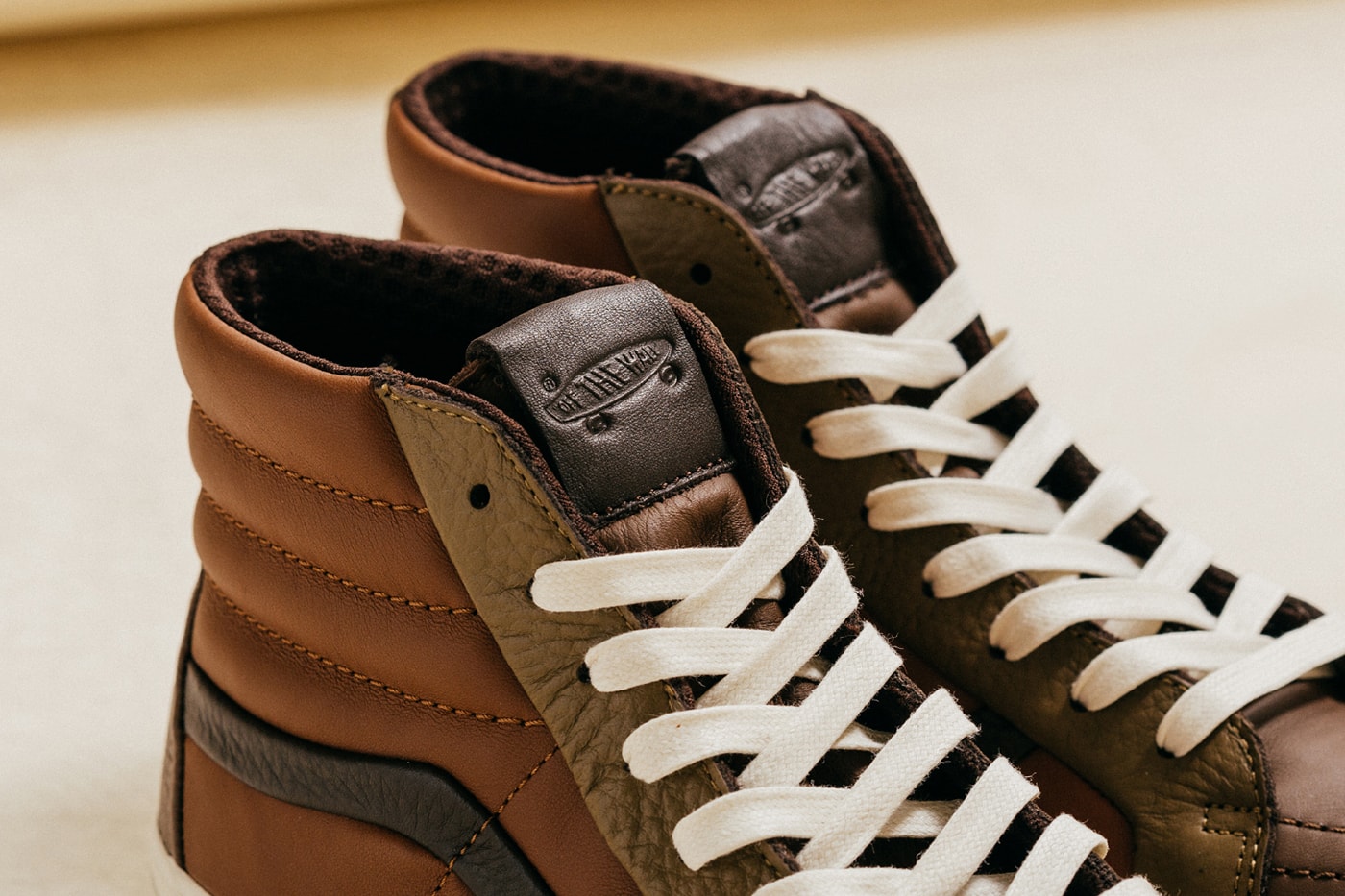 Vans Vault Premium Leather Multi Brown Pack authentic sk8-hi release info