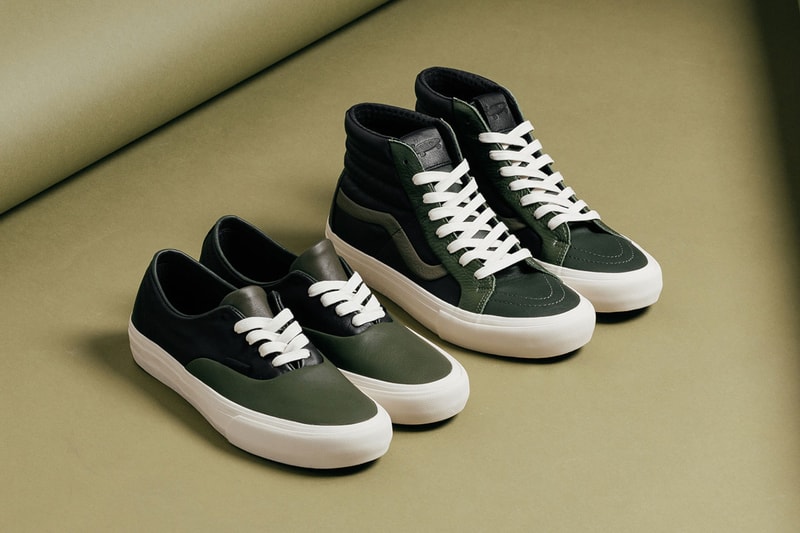 vans vault multi green pack vans authentic vans sk8 hi footwear 2018 october