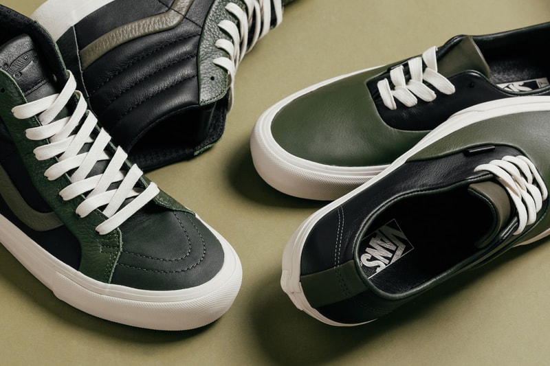 vans vault multi green pack vans authentic vans sk8 hi footwear 2018 october