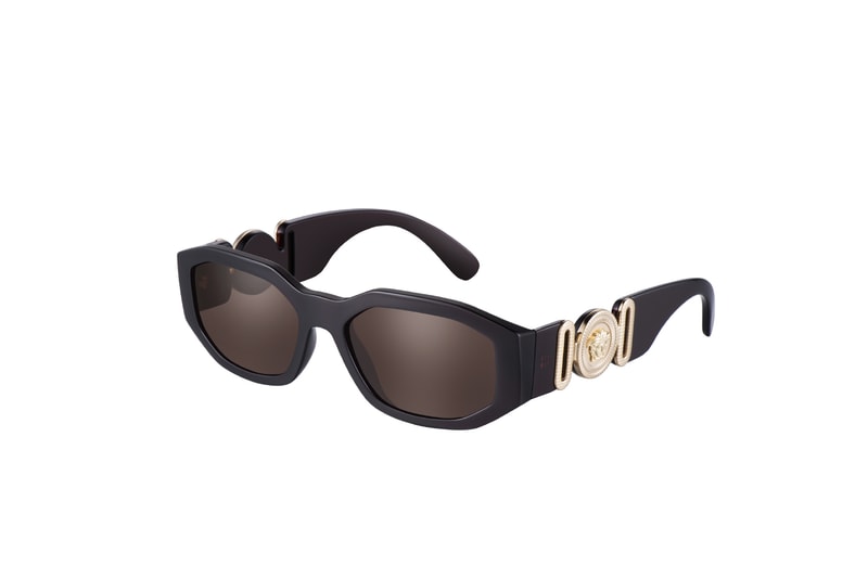 Versace Biggie Frame black gold medusa notorious big biggie smalls accessories