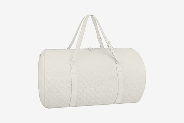 louis vuitton white luggage