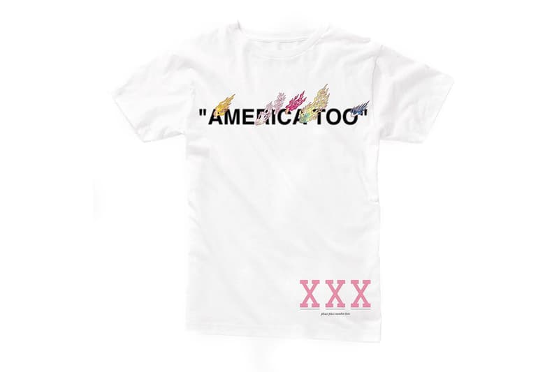 Virgil Abloh Takashi Murakami AMERICA TOO Shirts exhibit Gagosian Beverly Hills exclusive limited edition release info