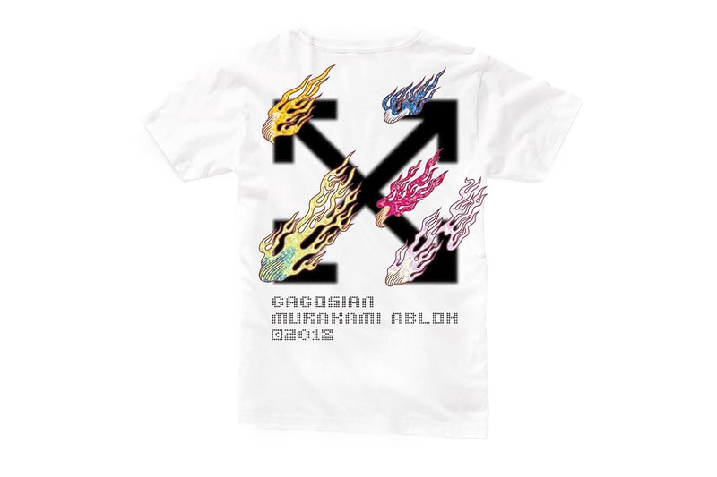 Virgil Abloh Takashi Murakami AMERICA TOO Shirts exhibit Gagosian Beverly Hills exclusive limited edition release info