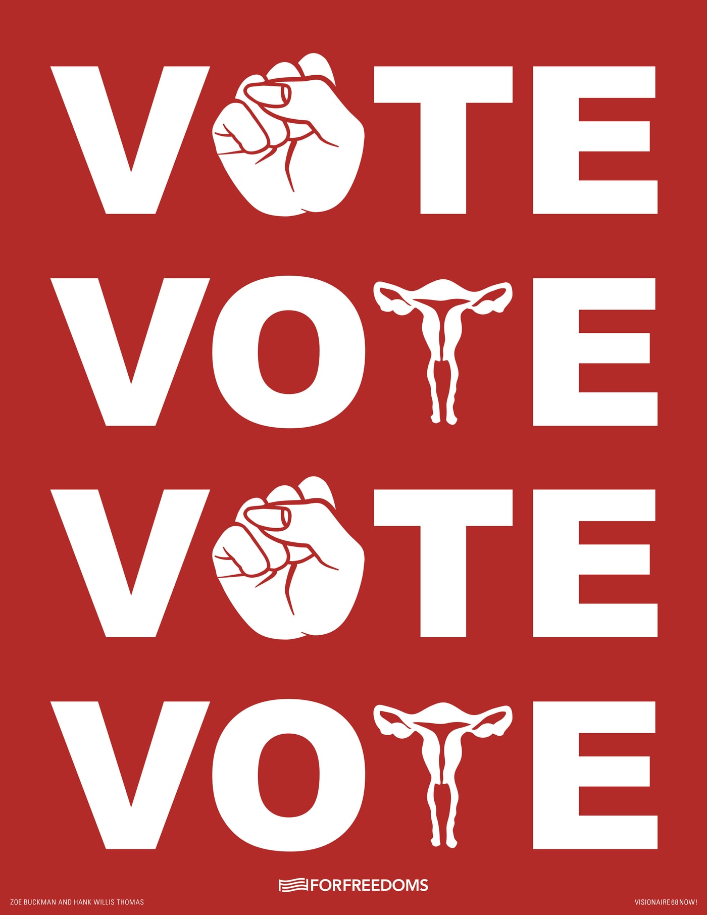 Visionaire 68 Now Issue Protest Posters