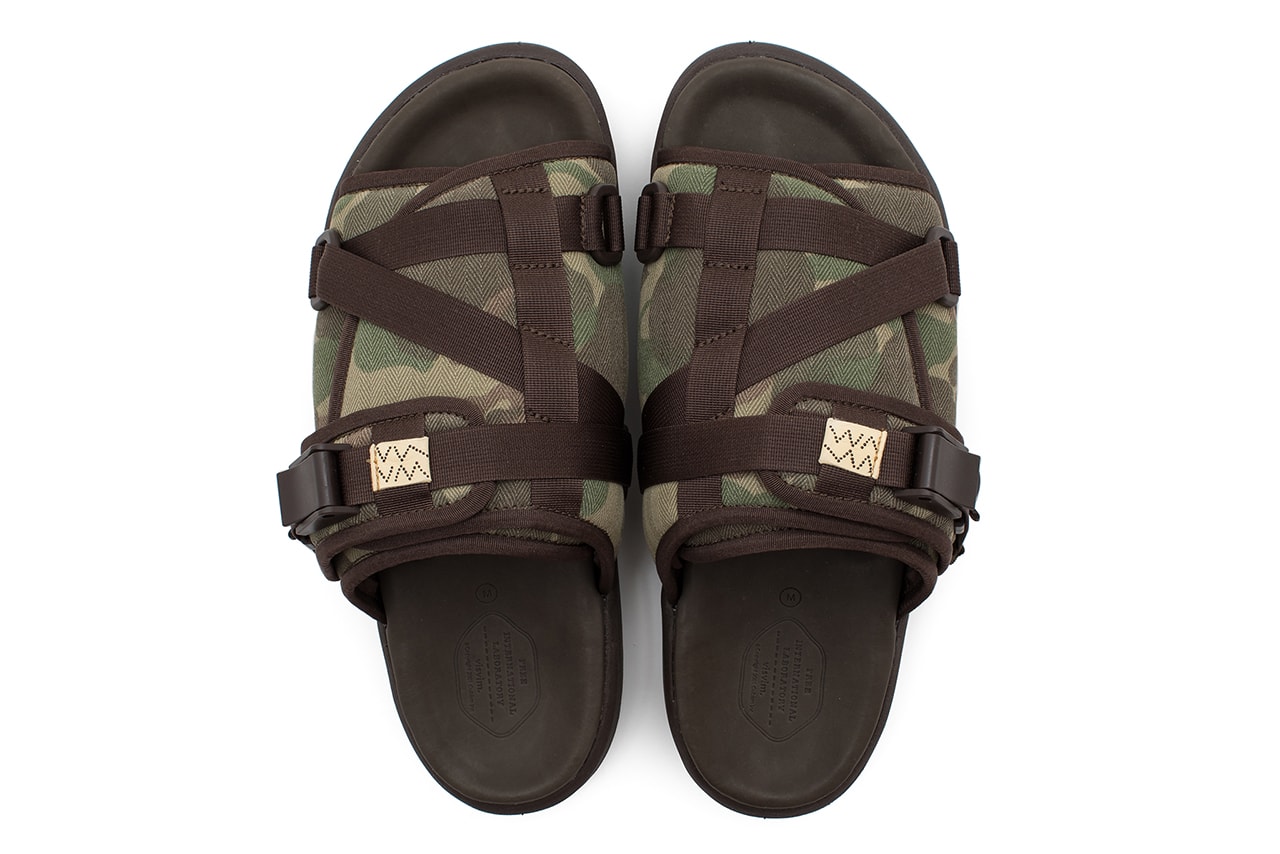 visvim Contrary Dept CHRISTO Camo Colorway Sandals Footwear Sneakers Kicks Trainers Shoes Cop Purchase Buy Available LA Los Angeles Exposition Store 