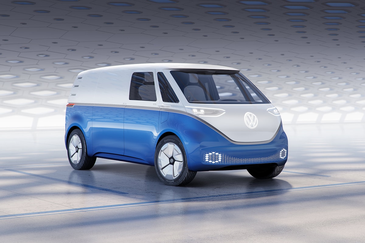 Volkswagen I.D. Buzz cargo microbus announcement electric cars vehicles