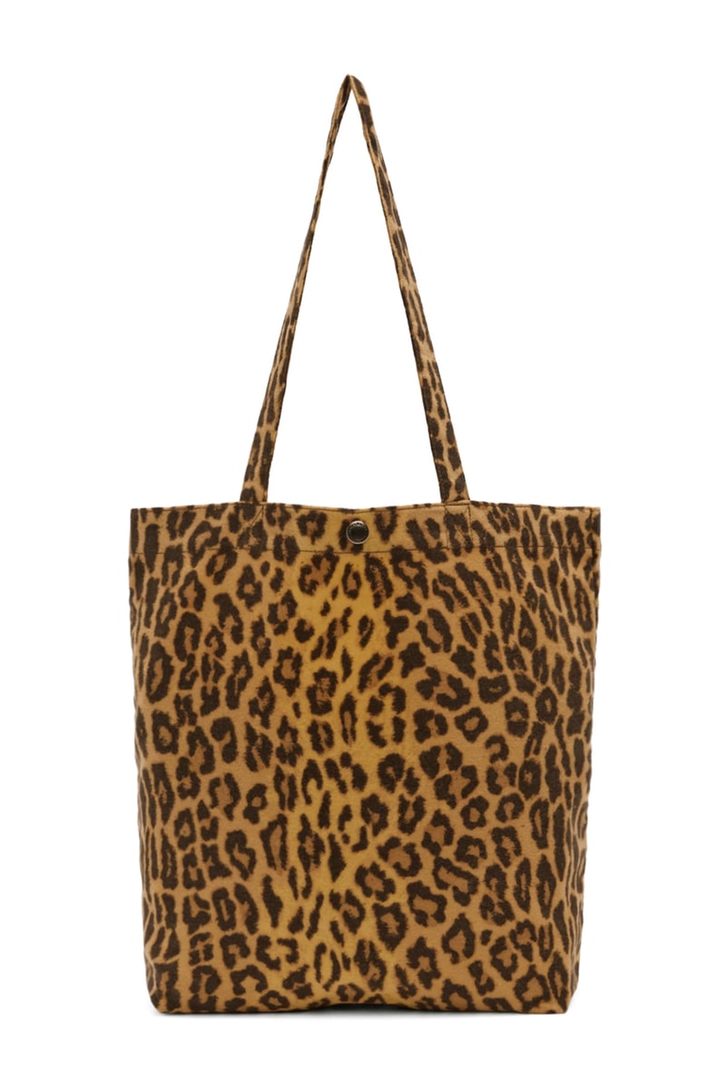 WACKO MARIA Leopard Print Tote Bag accessories release info SSENSE exclusive