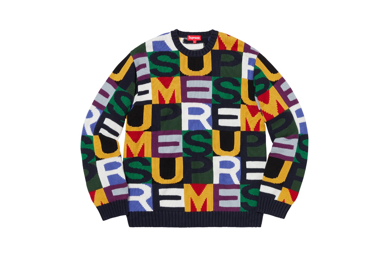 Supreme Fall/Winter 2018 Drop 8 Release Info license plate jackets box logo hoodies supreme palace aape bape bathing ape seventh heaven beams thames lacoste fred perry kanye west lil pump I love it merch Yeezy EV BRAVADO
