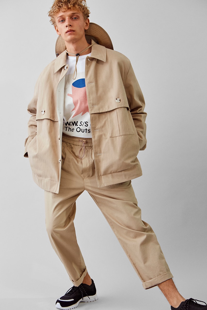 Wood Wood Spring/Summer 2019 'The Outside' Lookbook Lookbooks Collections Clothing Fashion Cop Purchase Buy