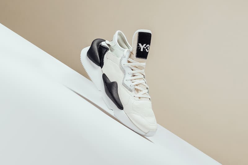 Y-3 Kaiwa Core White Black release info leather suede sneakers yohji yamamoto