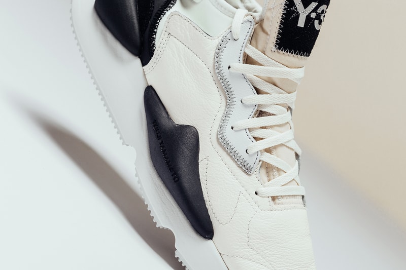 Y-3 Kaiwa Core White Black release info leather suede sneakers yohji yamamoto