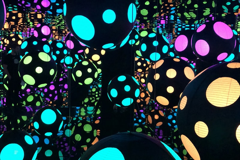 yayoi kusama victoria miro london exhibition paintings artwork art sculptures installations infinity mirror rooms japanese