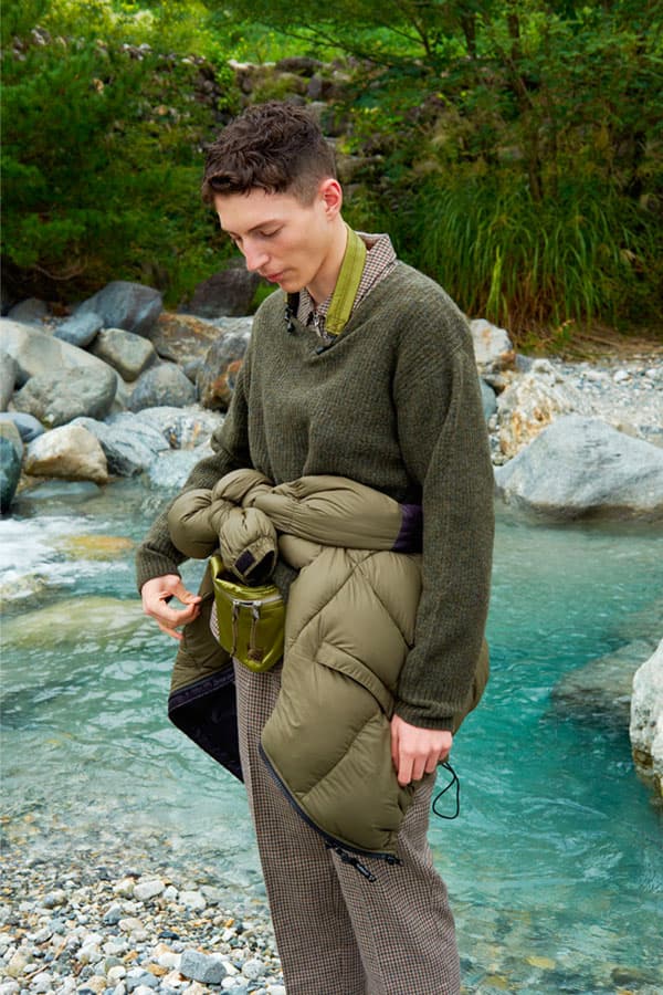 417 by Edifice FW18 Lookbook outwear jackets coats japan style lookbooks edifice sherpa down puffy