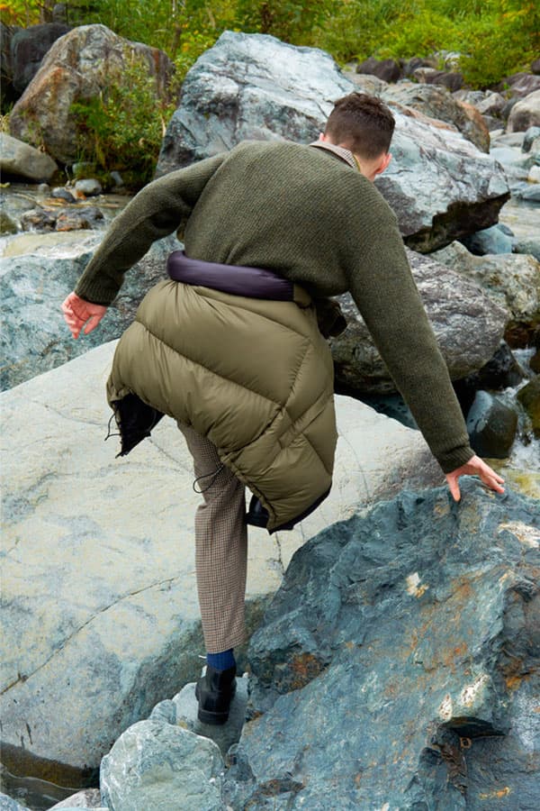 417 by Edifice FW18 Lookbook outwear jackets coats japan style lookbooks edifice sherpa down puffy