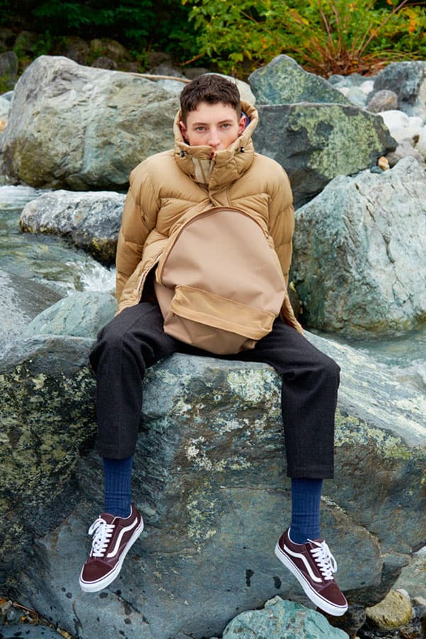 417 by Edifice FW18 Lookbook outwear jackets coats japan style lookbooks edifice sherpa down puffy