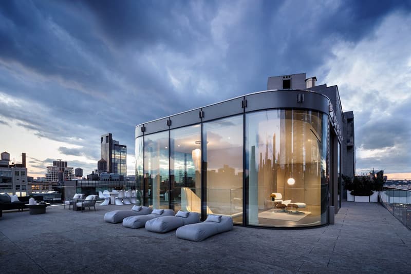$50 Million Penthouse in New York City by Zaha Hadid Architects Architecture Flats Homes Apartments Modern Interior Exterior Rooftop Balcony 520 West 28th Street Chelsea