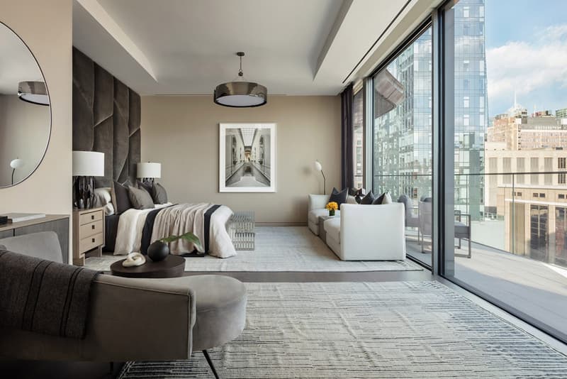 $50 Million Penthouse in New York City by Zaha Hadid Architects Architecture Flats Homes Apartments Modern Interior Exterior Rooftop Balcony 520 West 28th Street Chelsea